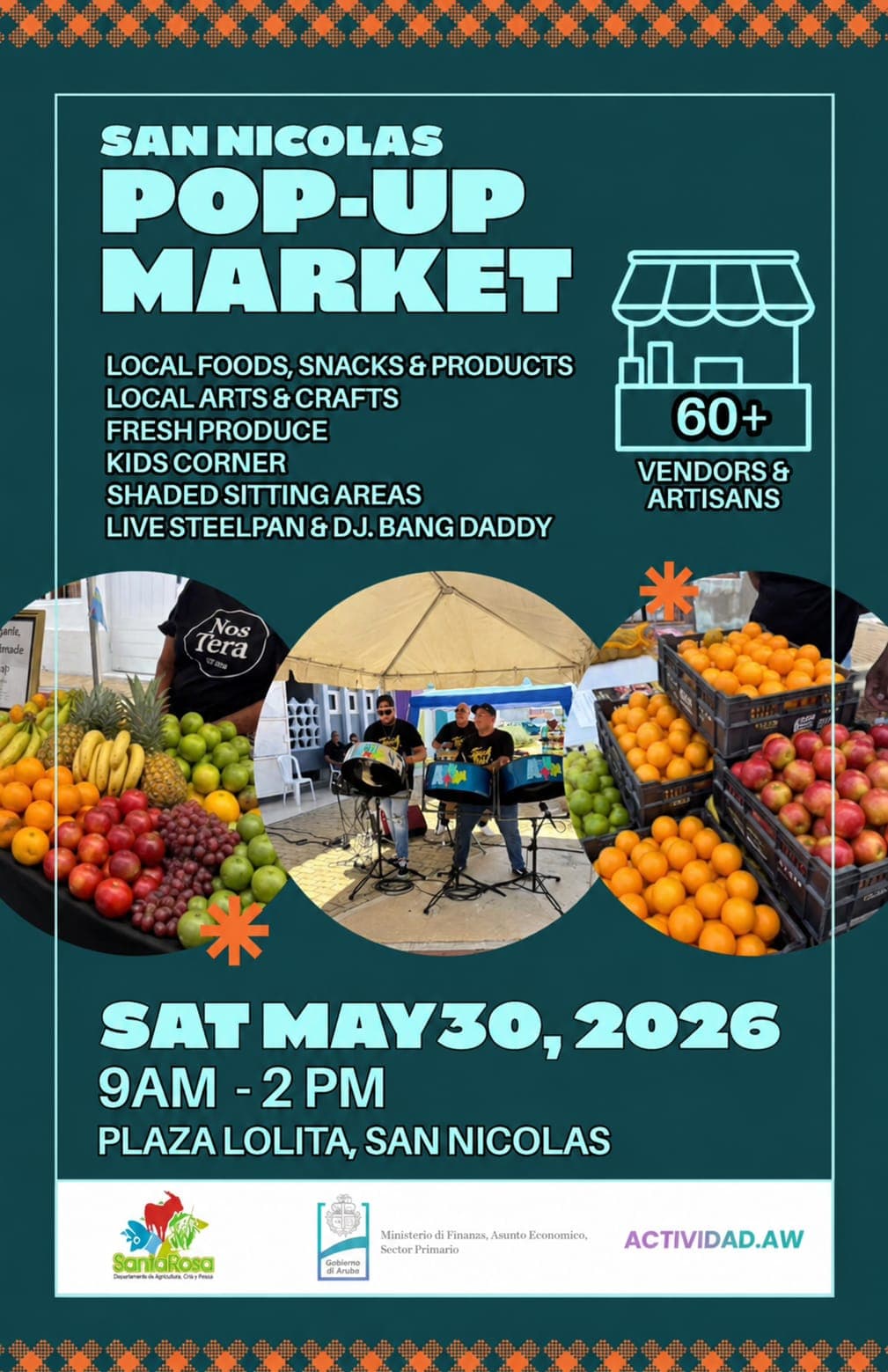 San Nicolas Pop-up Market flyer, May 30 2026